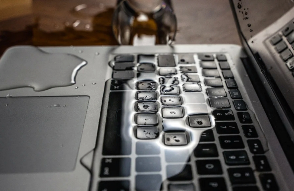 water damaged laptop keyboard