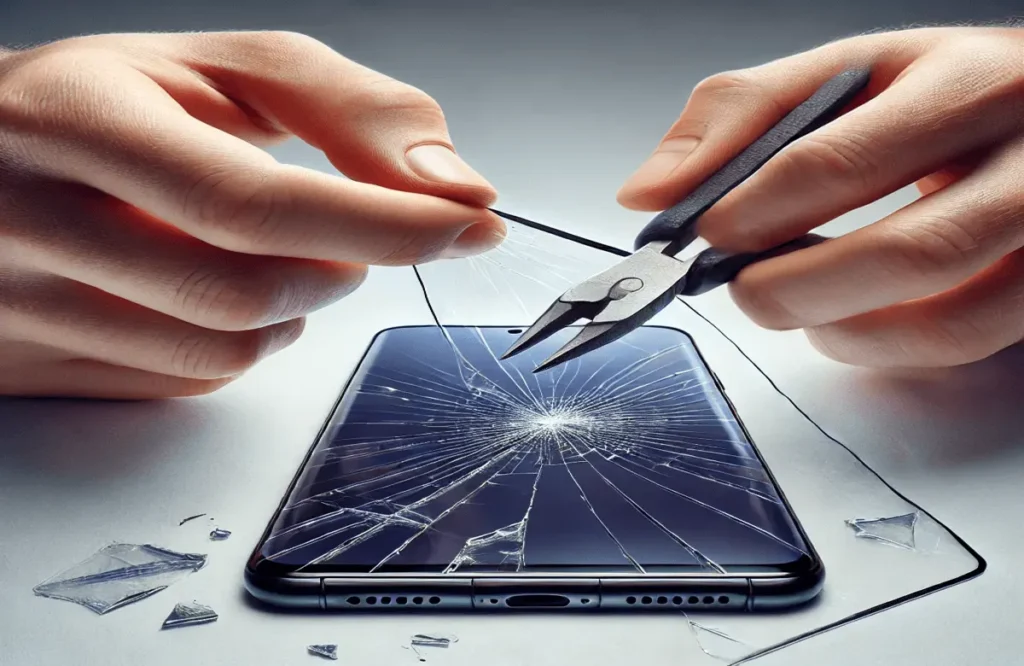 How To Remove Cracked Liquid Glass Screen Protector